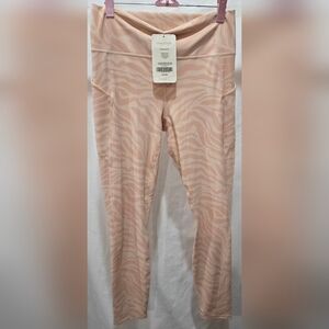 Fabletics-Zebra Print Oasis Pureluxe Legging-Tan-L/10-NWT!